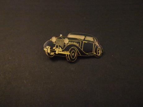 Bentley 4½ Litre Britse sportwagen 1936-1940 zwart